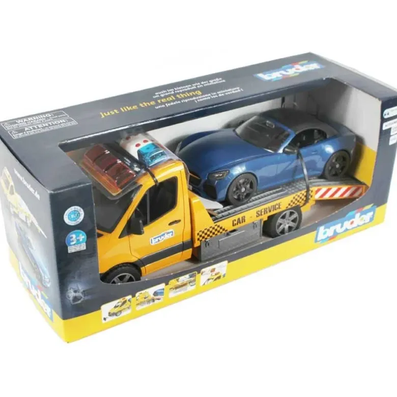 Bruder Mercedes Sprinter Bärgningsbil och Roadster bil 026752