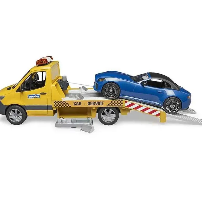 Bruder Mercedes Sprinter Bärgningsbil och Roadster bil 026752