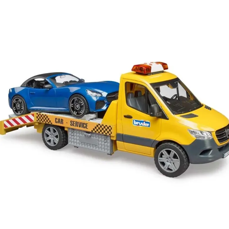 Bruder Mercedes Sprinter Bärgningsbil och Roadster bil 026752