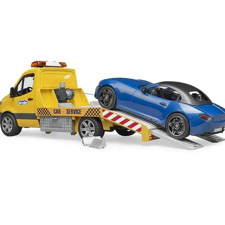 Bruder Mercedes Sprinter Bärgningsbil och Roadster bil 026752