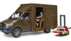 Bruder Mercedes Sprinter UPS med förare och tillbehör 02678