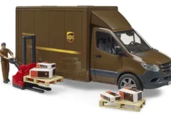 Bruder Mercedes Sprinter UPS med förare och tillbehör 02678