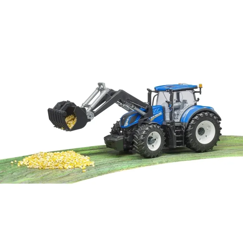Bruder New Holland T7.315 Traktor med Frontlastare 03121