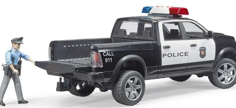 Bruder Polisbil RAM 2500 med polis 02505