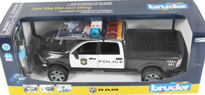 Bruder Polisbil RAM 2500 med polis 02505