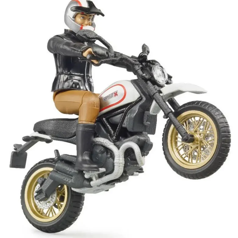 Bruder RAM 2500 Power Wagon med Motorcykel och Figur 02502