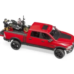 Bruder RAM 2500 Power Wagon med Motorcykel och Figur 02502