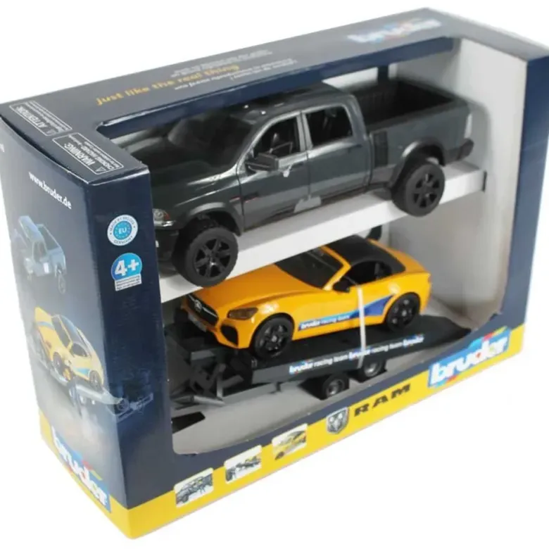 Bruder RAM Power Wagon och Roadster Racing Team 02504