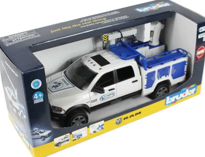Bruder RAM 2500 Servicebil med varningsljus 02509