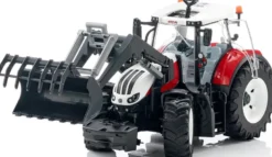 Bruder Steyr 6300 Terrus CVT Traktor med Frontlastare och Skopa 03181