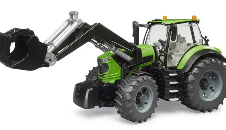 Bruder Traktor Deutz 8280 TTV med frontlastare 03161