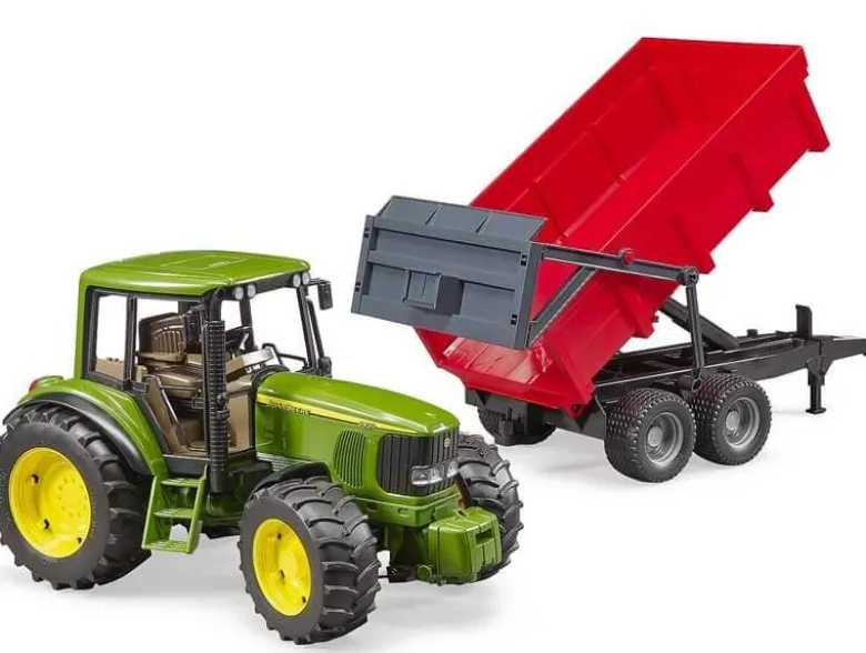 Bruder Traktor John Deere 6920 med Tippsläp 02057