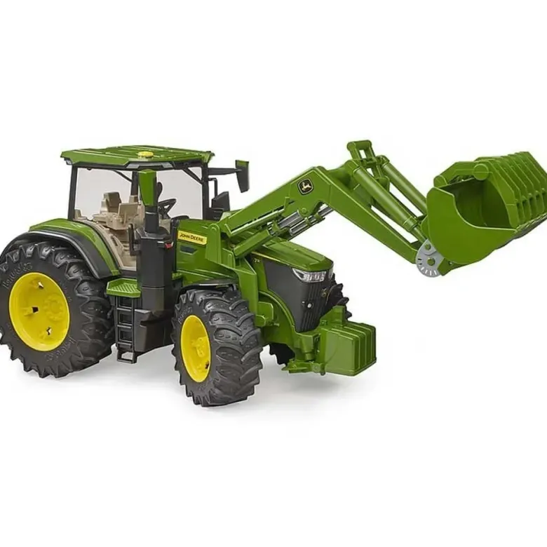 Bruder Traktor John Deere 7R 350 med frontlastare skopa 03151