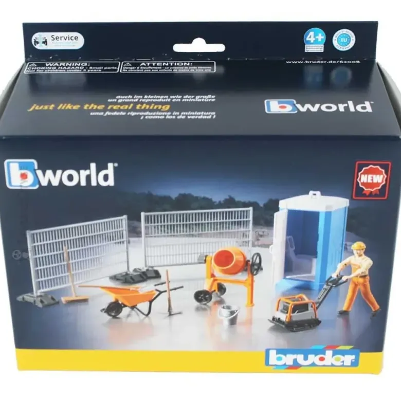Bruder Vägarbete Lekset med figur 62008