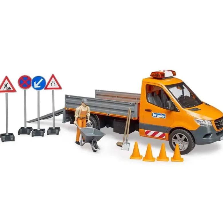 Bruder Vägarbetsbil Mercedes Benz Sprinter 02677