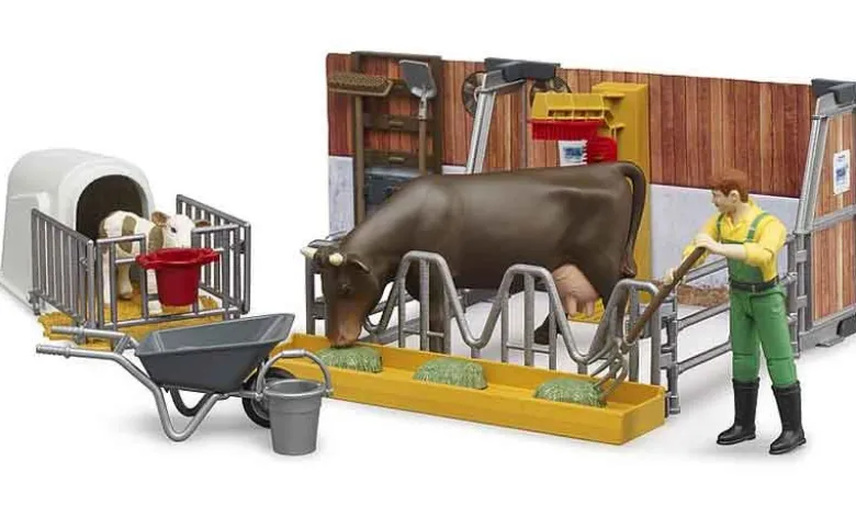 Bruder World Kostall med figur 62611
