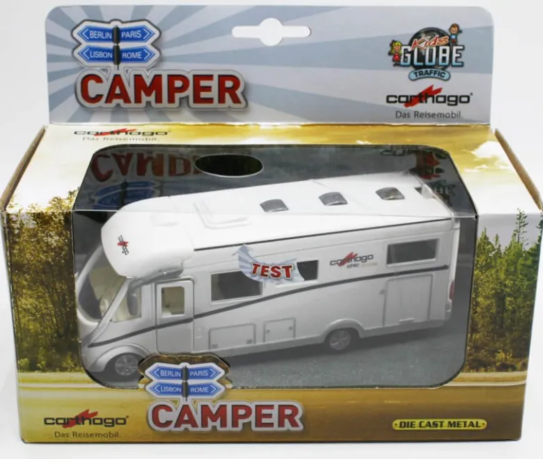 Campingbil Leksaksbil Carthago Camper med lampor Kids Globe