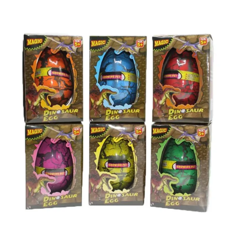 Dinosaurieägg växande dinosaurie 11 cm