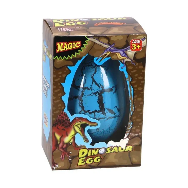 Dinosaurieägg växande dinosaurie 11 cm