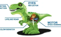 Dinosaurie T-Rex Grå Zuru Robo Alive Dino Interaktiv