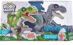 Dinosaurie T-Rex Grå Zuru Robo Alive Dino Interaktiv