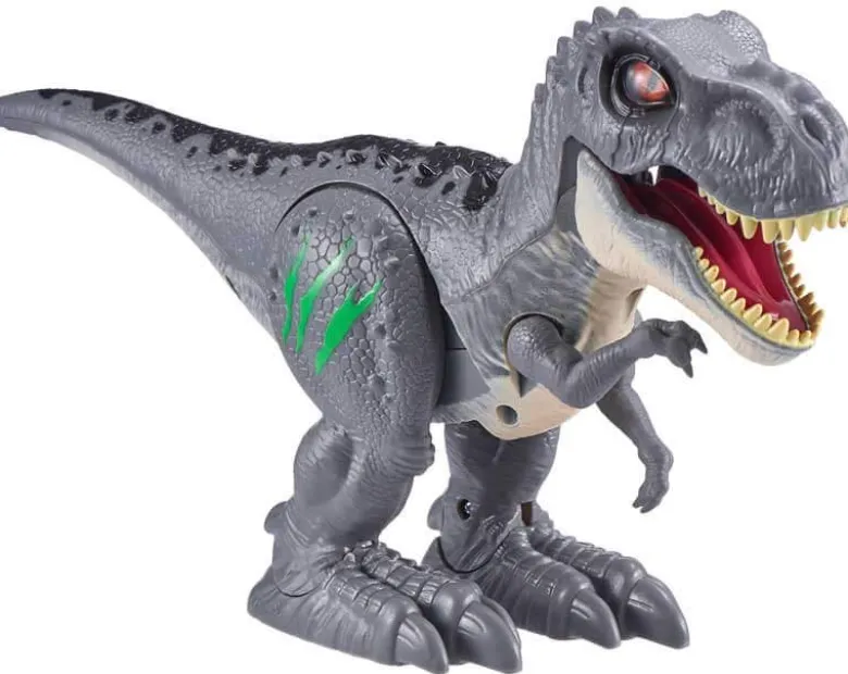 Dinosaurie T-Rex Grå Zuru Robo Alive Dino Interaktiv