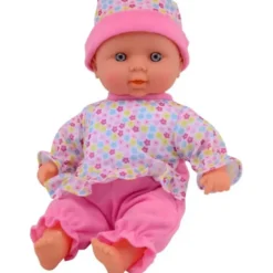 Docka med 8 olika ljud och rosa kläder Baby Rose