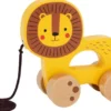 Dragleksak i trä lejon Tooky Toy