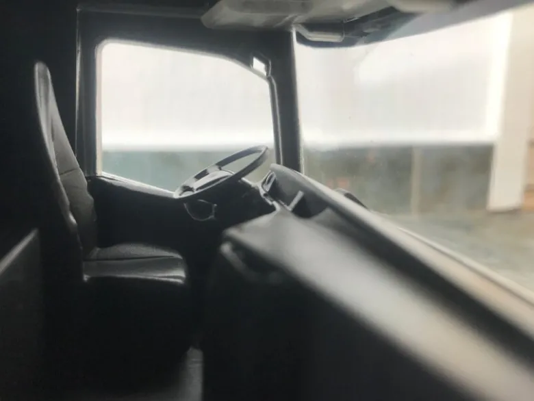 Emek Leksakslastbil Scania G 490 med Tippbart Släp Blå