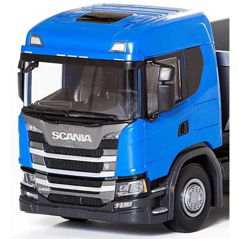 Emek Scania G500 Tipplastbil Blå