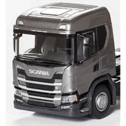 Emek Scania G500 Tipplastbil med släp Grå
