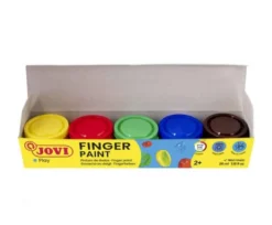 Fingerfärg Hobbyfärg till barn 5 x 35 ml Jovi