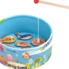 Fiskespel i trä med magneter och fiskedamm Tooky Toy