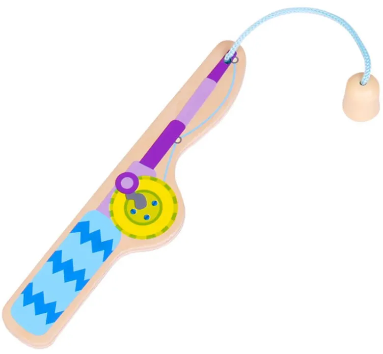 Fiskespel i trä med magneter Tooky Toy