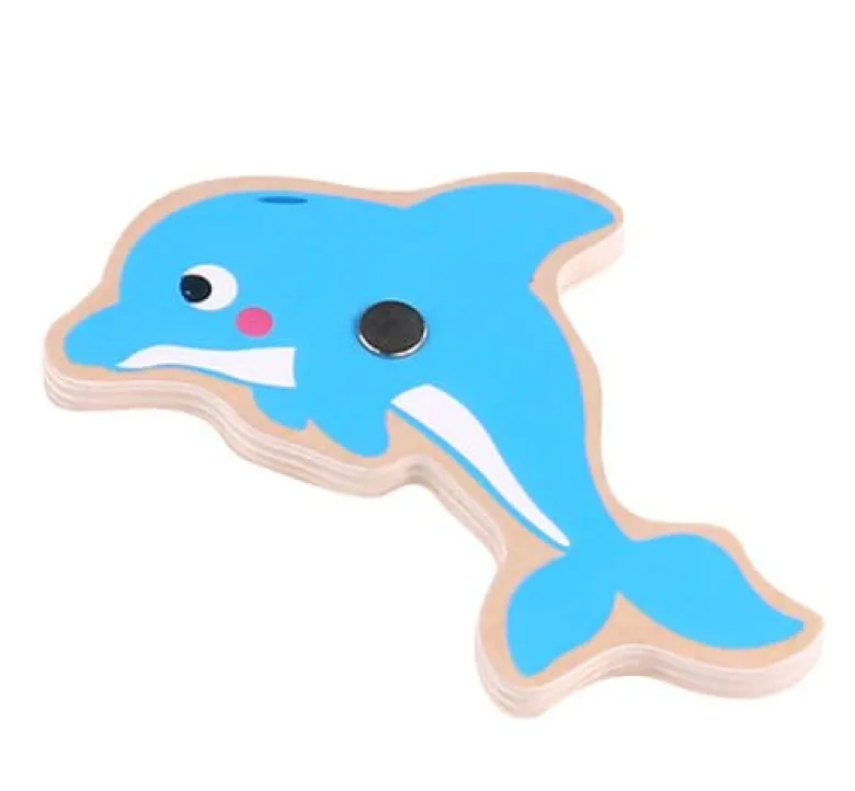 Fiskespel i trä med magneter Tooky Toy