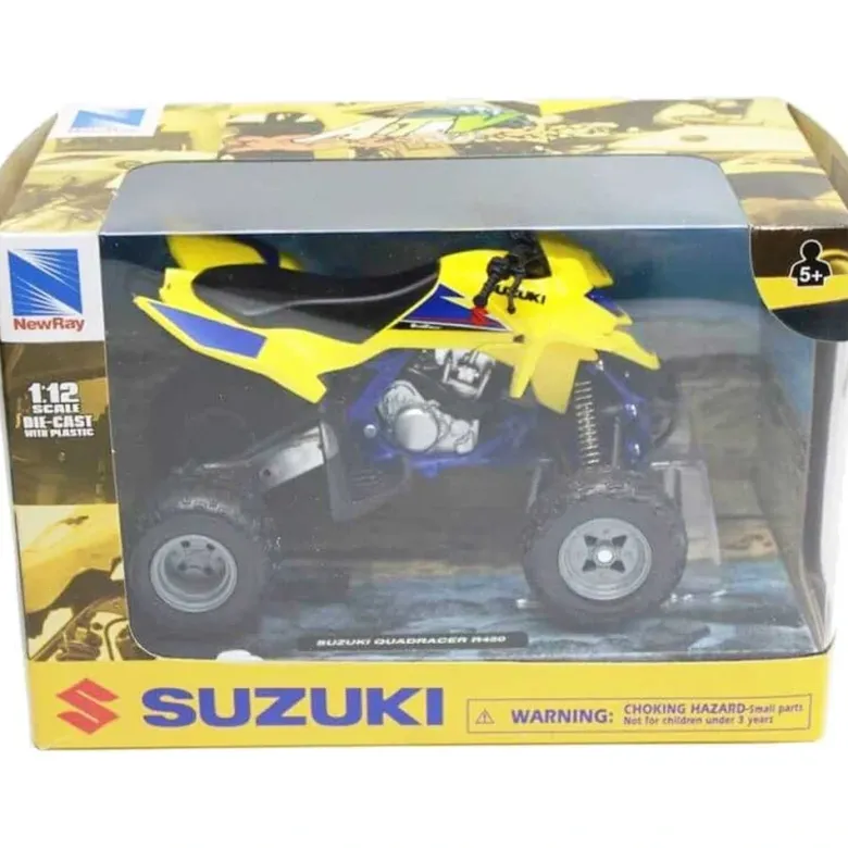 Fyrhjuling Suzuki Quadracer R450 New Ray - 1:12