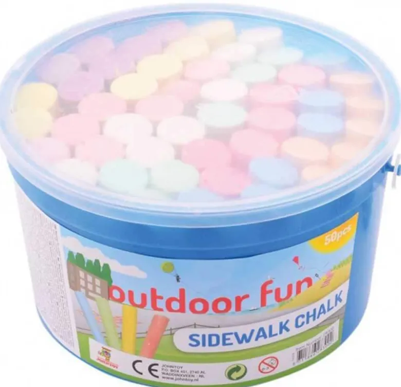 Gatukritor 50 st. 10,5 cm i hink till barn