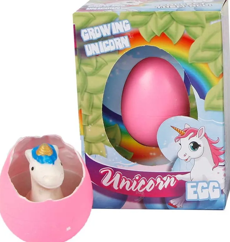 Ägg Unicorn växande enhörning 6 cm