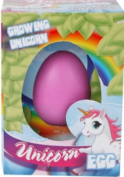 Ägg Unicorn växande enhörning 6 cm