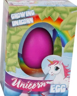 Ägg Unicorn växande enhörning 6 cm