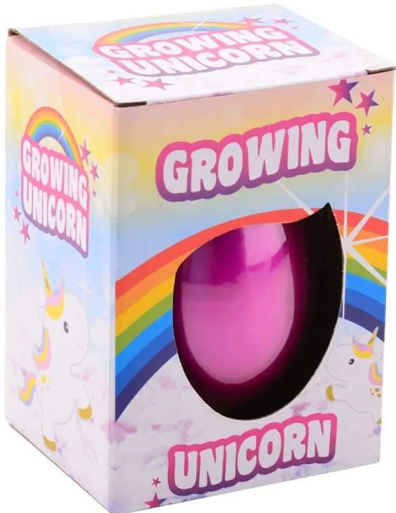 Ägg Unicorn växande enhörning 11 cm