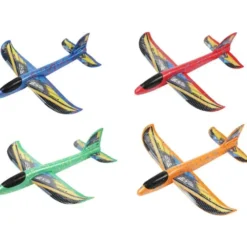 Glidflygplan 37 cm leksak med stickers