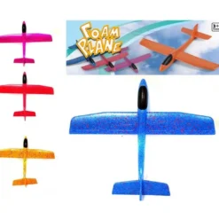 Glidflygplan stort i frigolit kastflygplan leksak 68 cm
