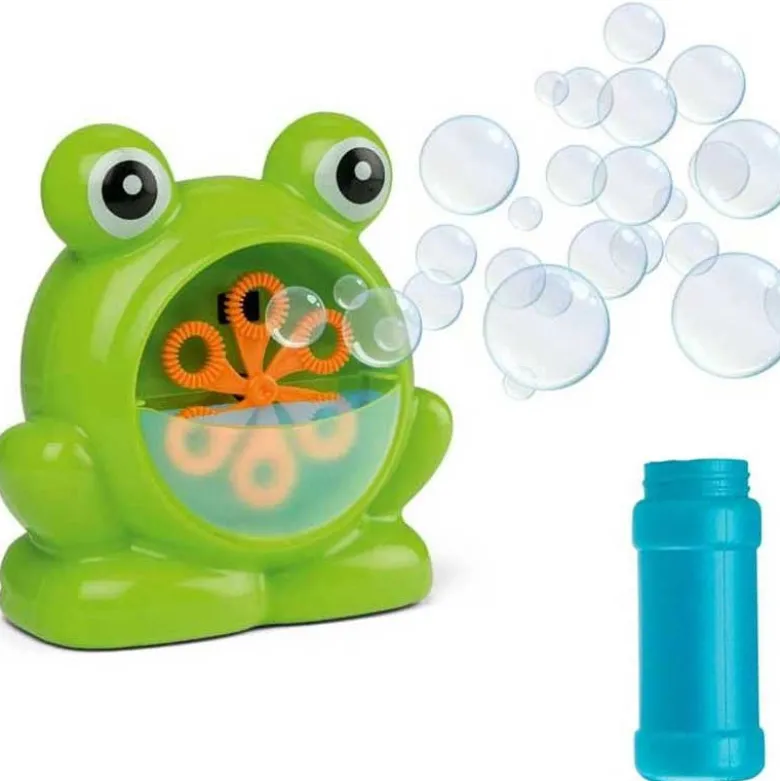 Groda Såpbubbelmaskin med bubbelvätska