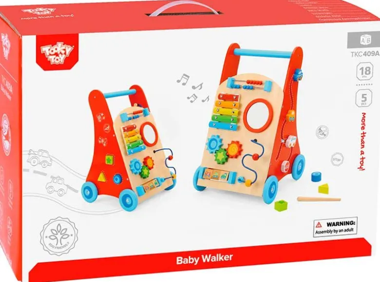 Gåvagn med musikinstrument Tooky Toy