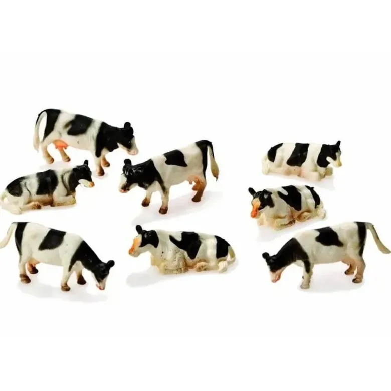Holstein Kor 12 st. Leksaksdjur till Ladugårdar 1:32 Kids Globe