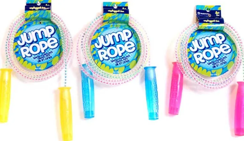 Hopprep 4 meter Rainbow Plas