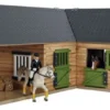 Häststall 4 st. stallboxar Deluxe till Schleich hästar Kids Globe 1:24