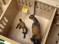 Häststall 7 st. stallboxar till Schleich hästar leksak Kids Globe 1:24
