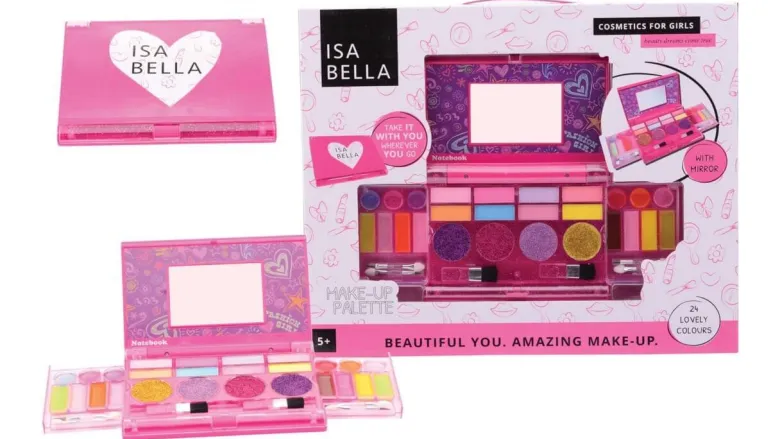 Isabella Sminkpalett Barnsmink Deluxe med Spegel